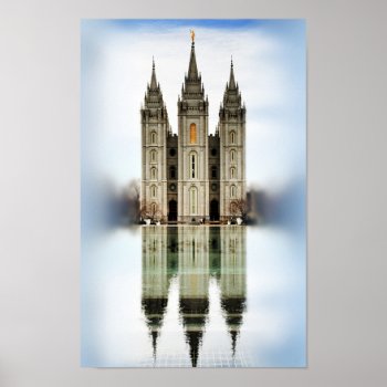 Salt Lake Lds Temple Poster by K2Pphotography at Zazzle