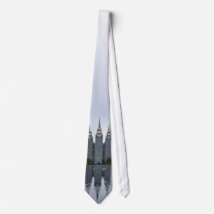 Salt Lake Temple Evening Neck Tie