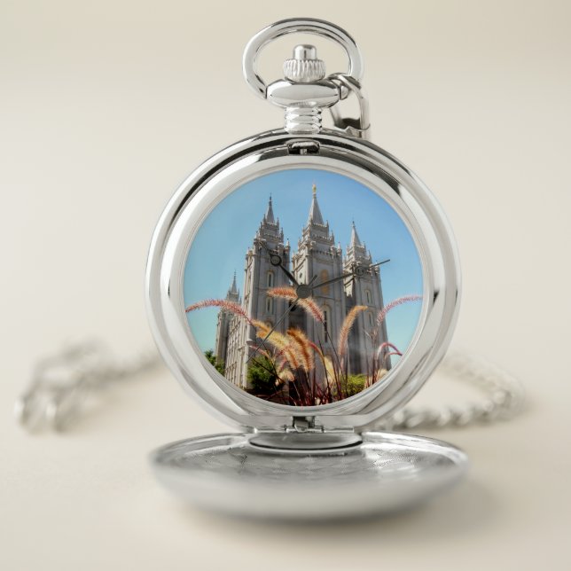 Salt Lake Temple Pocket Watch (Inside)