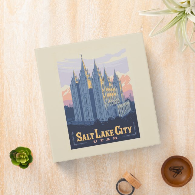 Salt Lake Temple | Salt Lake City, Utah 3 Ring Binder (In Situ)
