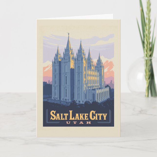 Salt Lake Temple | Salt Lake City, Utah Card (Front)
