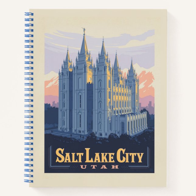 Salt Lake Temple | Salt Lake City, Utah Notebook (Front)