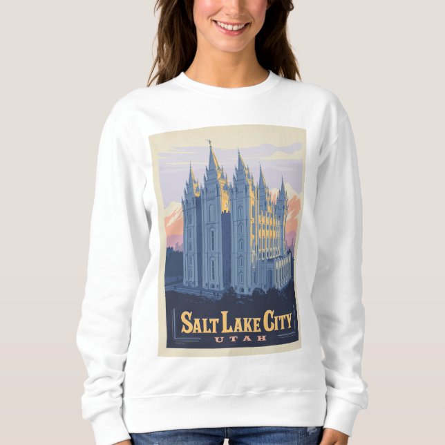 Salt Lake Temple | Salt Lake City, Utah Sweatshirt (Front)
