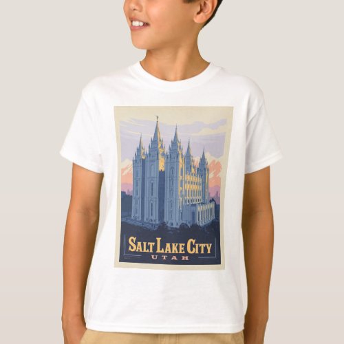 Salt Lake Temple  Salt Lake City Utah T_Shirt