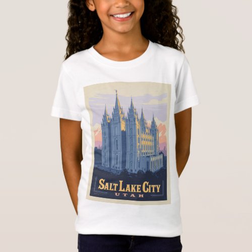 Salt Lake Temple  Salt Lake City Utah T_Shirt