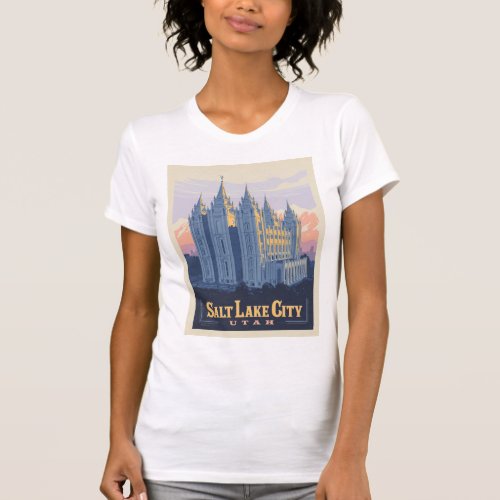 Salt Lake Temple  Salt Lake City Utah T_Shirt