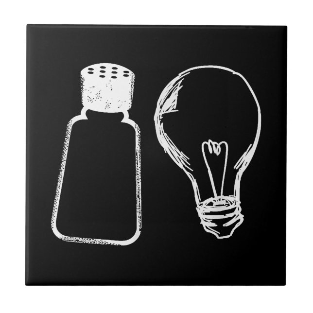 Salt & Light Be Ye Salt Bible Verses Matthew 513-1 Ceramic Tile (Front)