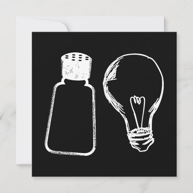 Salt & Light Be Ye Salt Bible Verses Matthew 513-1 Invitation (Front)