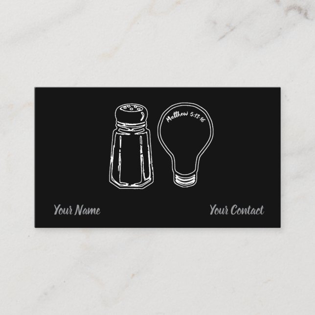 Salt & Light Business Card (Front)