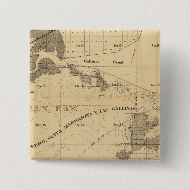 Salt marsh and tide lands button (Front)