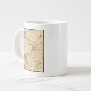 Salt marsh and tide lands giant coffee mug