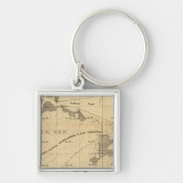 Salt marsh and tide lands keychain (Front)