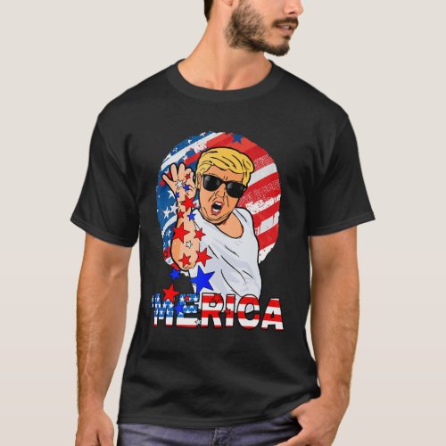 Salt Merica Make Usa Great Again Usa Flag Mens Boy T_Shirt