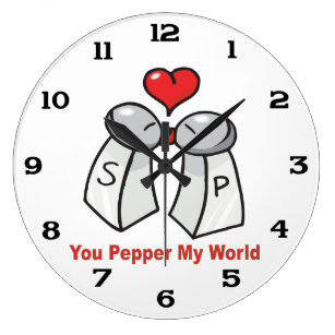 salt and pepper clocks online