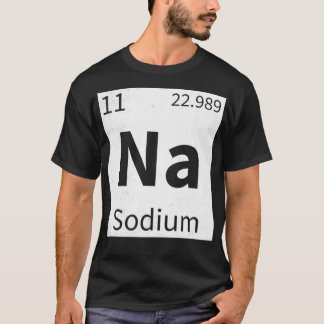 Salt NaCl Sodium Chloride Matching Couples Tee For