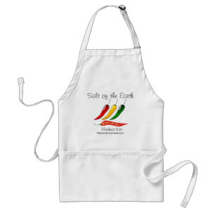 Salt of the earth Bible Quote Adult Apron