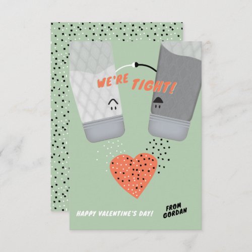 Salt  Pepper Classroom Valentines Day Card
