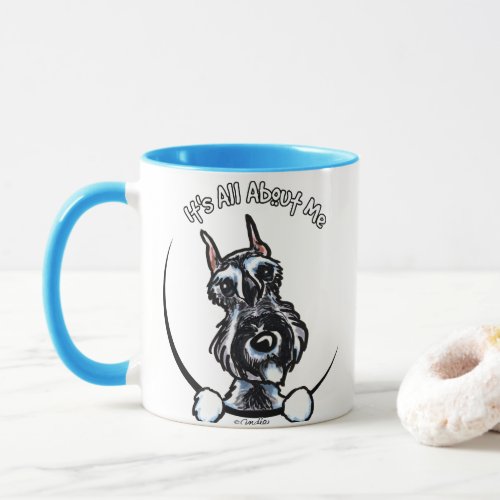 Salt Pepper Schnauzer Its All About Me Mug