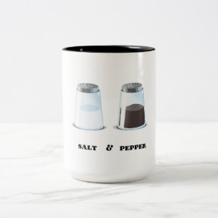 Salt & Pepper Two-Tone Coffee Mug