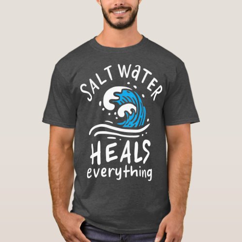 Salt Sea Ocean Summer Vacation Holiday Beach T_Shirt