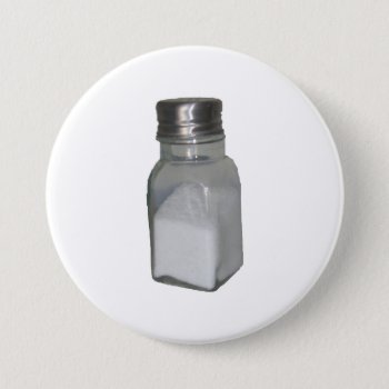 Salt Shaker Button by InkWorks at Zazzle