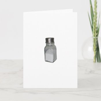 Salt Shaker Card by InkWorks at Zazzle