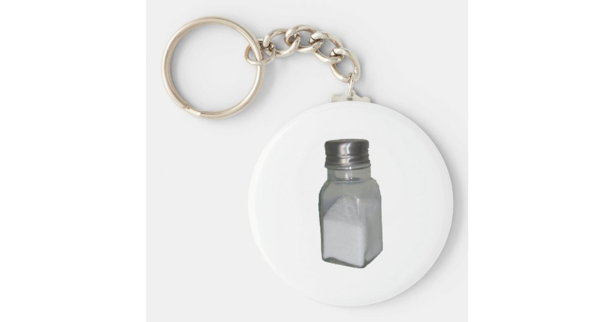 Salt Shaker Keychain Zazzle
