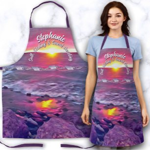 Salt, Sizzling & Sunset Dazzling 0911 Apron