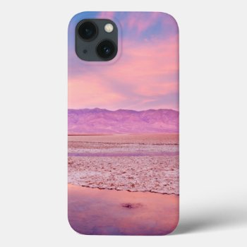 Salt Water Lake Death Valley Iphone 13 Case by usdeserts at Zazzle