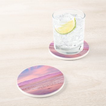 Salt Water Lake Death Valley Drink Coaster by usdeserts at Zazzle