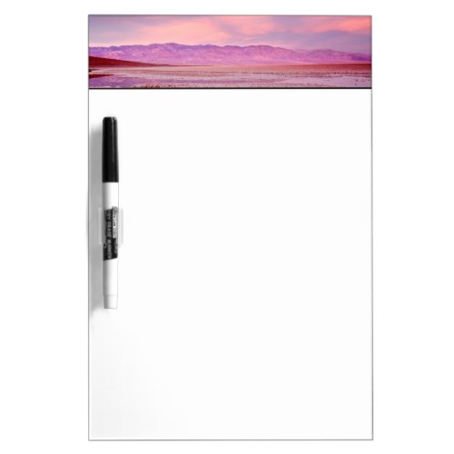 Salt Water Lake Death Valley Dry Erase Board