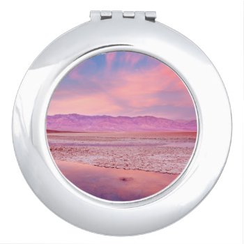 Salt Water Lake Death Valley Makeup Mirror by usdeserts at Zazzle