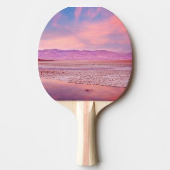 Salt Water Lake Death Valley Ping Pong Paddle by usdeserts at Zazzle