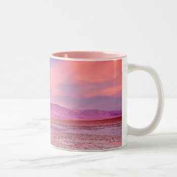 Salt Water Lake Death Valley Two-tone Coffee Mug by usdeserts at Zazzle