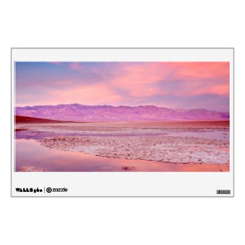 Salt Water Lake Death Valley Wall Decal by usdeserts at Zazzle