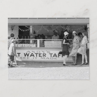 Salt Water Taffy Stand Postcard