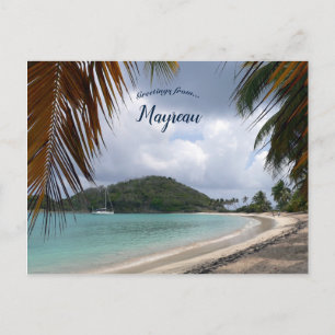 Salt Whistle Bay Beach at Mayreau Postcard