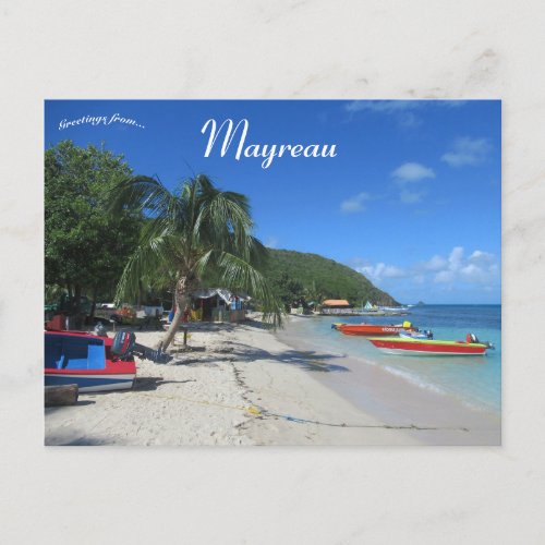 Salt Whistle Bay Mayreau Postcard