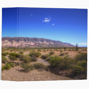 Salta Argentina Cactus Plants And Barren Hill Binder