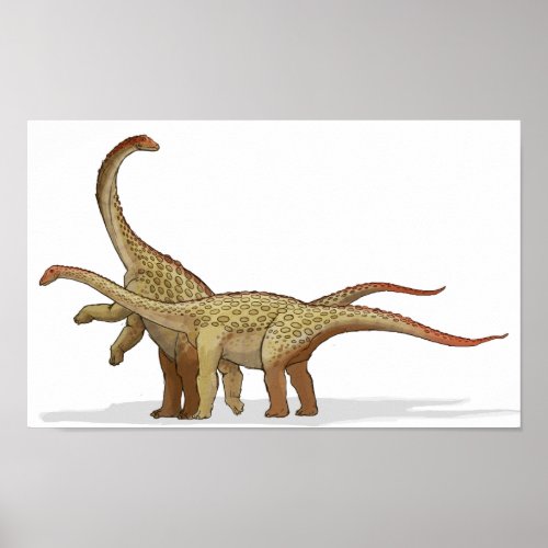 Saltasaurus _ Cretaceous Dinosaur Portfolio Poster