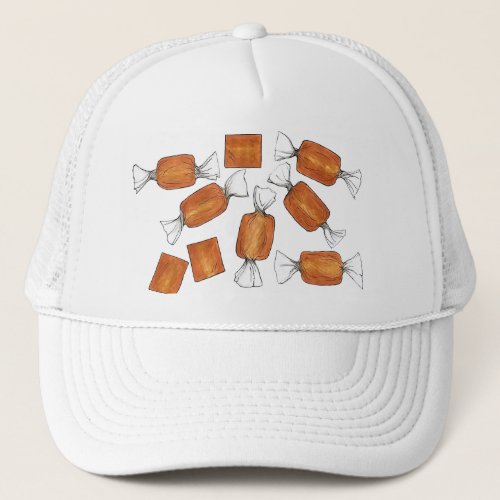 Salted Caramel Candies Sweets Candy Shop Store Trucker Hat