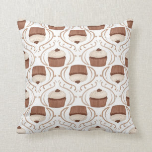 Salted Caramel Chocolate Cupcake Pillow