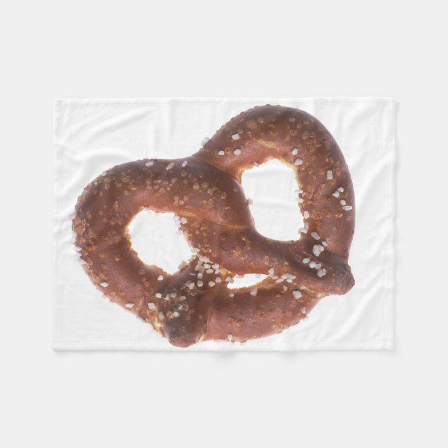 Salted Pretzel Fleece Blanket (Front (Horizontal))