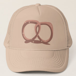 Salted Pretzel Twist Pink Trucker Hat