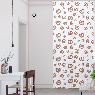 Salted Soft Watercolor Pretzel Pattern Blackout Curtains