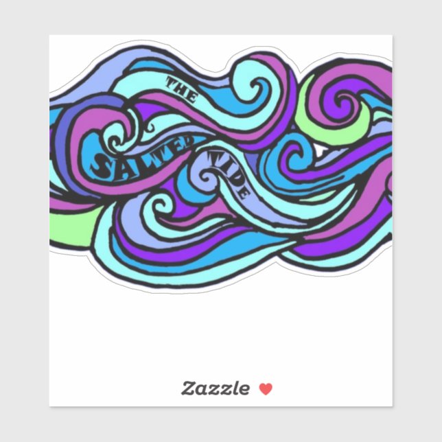 Salted Tide Custom-Cut Vinyl Sticker (Sheet)