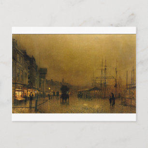 Salthouse Dock, Liverpool John Atkinson Grimshaw Postcard