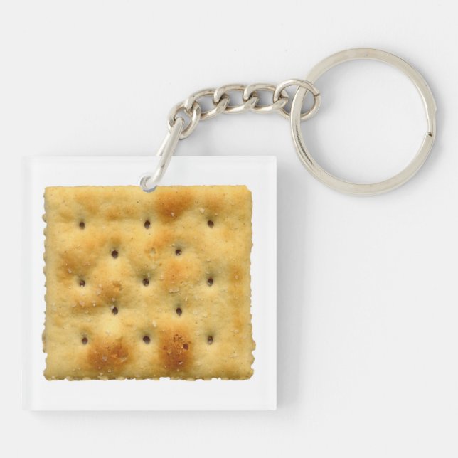 Saltine Soda Crackers Keychain (Back)