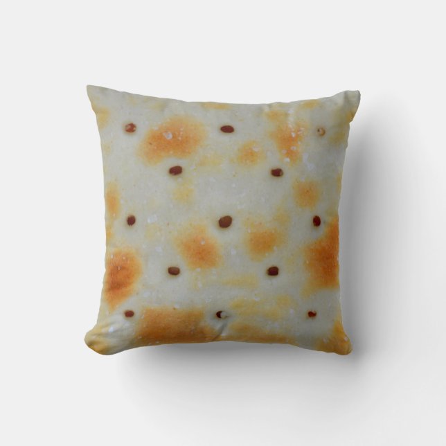 Saltine Throw Pillow (Front)