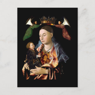 Salting Madonna and Christ Child Postcard